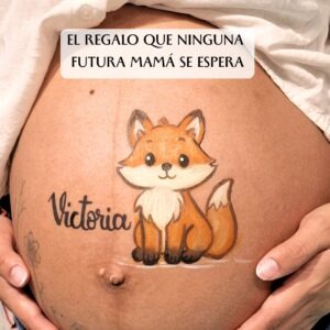 Pintura en la Barriga de Embarazada | Belly Painting | Regalo Original para Futuras Mamás | Pintatripas Comunidad de Madrid (30 minutos)