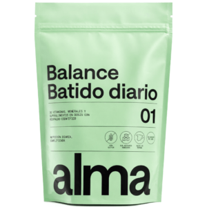 Batido Diario ALMA 300g (30 Dosis) | Complemento Alimenticio con Espirulina, Vitaminas B12, C, D, Zinc, Magnesio y Prebióticos Adaptógenos como Ashwagandha | Greens Suplemento | Super Greens | Energía y Bienestar