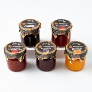 Pack 5 Mermeladas Artesanales Gourmet para Quesos | Sabores Variados (Higo, Naranja, Frambuesa, Vino Tinto y Pimiento Rojo) (200g) | Maridaje para Quesos Curados y Semicurados