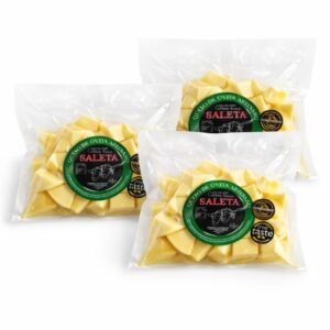 Quesos Gourmet "Pack Raíces" | 3 Bolsas de Tacos de Queso Curado en Aceite de Oliva Virgen Extra (AOVE) | Elaboración Artesana Quesos Saleta